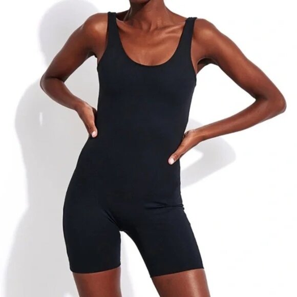 Girlfriend Collective unitard onesie shorts NWT - Picture 2 of 5